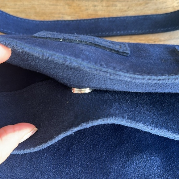 M.I.L.A. Luxe Bag | Suede | navy | Tote | Shoulder Bag - Picture 8 of 10